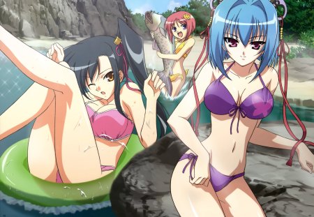 Koihime Musou girls - girls, hot, lingerie, music, kanu aisha unchou, koihime, white, purple, yellow, indigo, cute girls, hot girls, swimwear, yuri, seductive girl, unchou kanu, moe, seductive, kanu unchou, ecchi, sexy, panty, anime girls, musou, long hair, beautiful girls, sexy dress, unchou, tagme, kiss, vocaloid, beautiful, blush, singer, black, koihime musou, sexy girls, aisha unc, brown, pretty, anime, orange, green, cute, short hair, shy girl, nightwear, chibi, shy, kanu aisha, pretty girls, bra, loli, aisha kanu, violet, kawaii, kanu, red, bikini, blue, aisha, breasts, gray