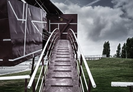 Video Clip Folly - hdr, stair, folly, sky