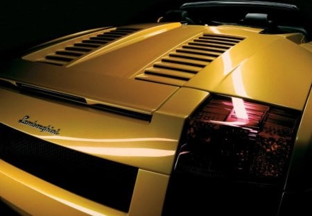 lamborghini - luxury, lamborghini, yellow, cabrio, car