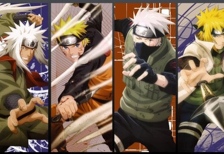 Rasengan Group - group, naruto, rasengan, kakashi, hogage, jiraya