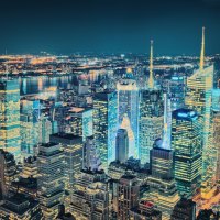 Superb View Over New York