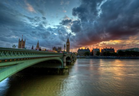 Beautiful Westminster Bridge - London - river, blue, beautiful, westminster, london, sky, bridge