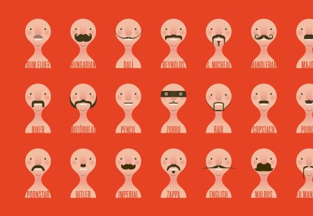 Mustache - mustache, beard, man, people