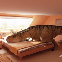 Bedroom T-Rex