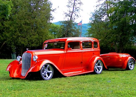 A Classic in hdr - car show, hot rod, classic, hdr, old