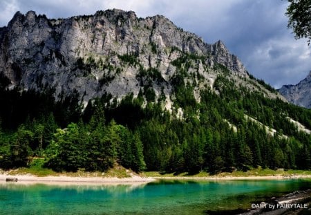 GREEN LAKE - austria, lake, sea, green