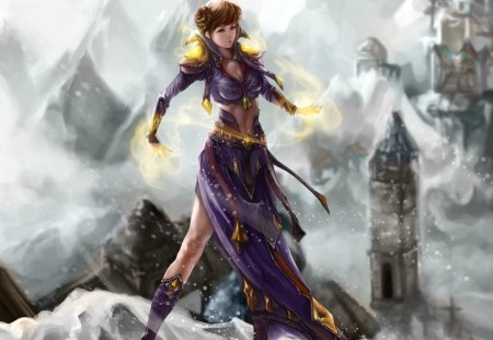 Magic Woman - cg, art, magic, woman