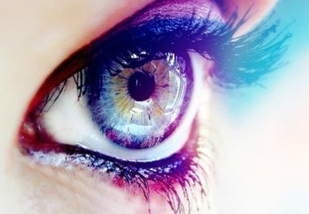 Eye - eye, colourful, catchy, look