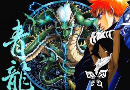 ichiyouri dragon - anime, dragons, cool, bleach