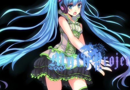 Hatsune Miku - pretty, sexy dress, miku hatsune, shy girl, brown, beautiful girls, kiss, anime girls, hot, girls, lingerie, white, cute girls, gray, green, cute, seductive girl, sexy, breasts, bra, vocaloid, anime, yellow, blue, kawaii, pretty girls, hatsune miku, long hair, music, short hair, purple, hot girls, red, bikini, swimwear, indigo, chibi, ecchi, violet, panty, loli, sexy girls, beautiful, singer, blush, tagme, orange, seductive, black, miku, shy, moe, nightwear, hatsune, yuri