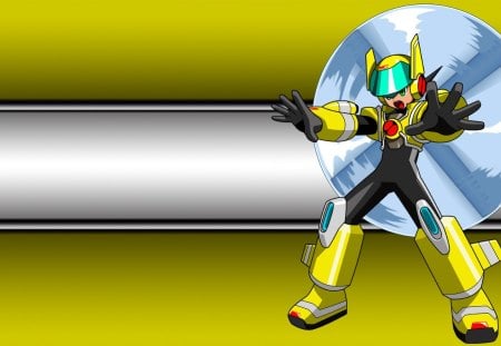 Battle Network - Mega Man in Air Suit - megaman battle network, megaman, mega man battle network, mega man