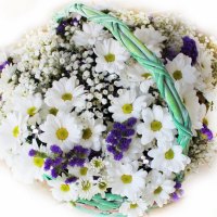 Basket of cute flowers for Inspi