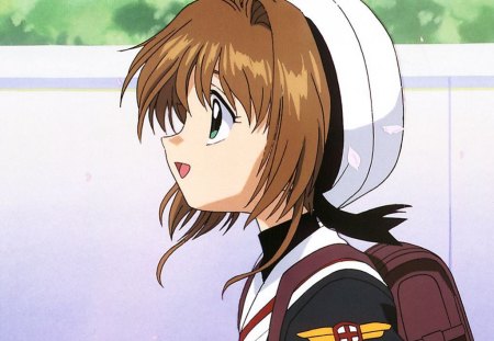 Sakura Kinomoto - sakura, skates, ccs, school