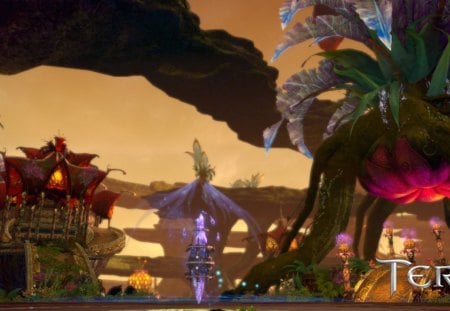 Tera - house, game, fantastic, tera online, real, pink, fantasy, purple, red, fruit, exotique