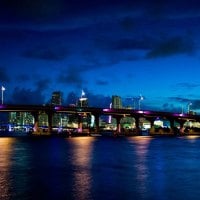 Evening Lights of Miami