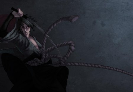 Uchiha Sasuke - naruto shippuuden, male, lone, uchiha sasuke, sasuke, sasuke uchiha, weapon, anime, sword