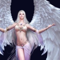â™¥beautiful angel fantasy for my friend Ramyaâ™¥