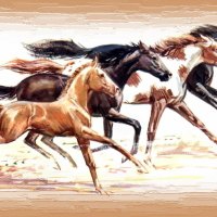 4 Running - Horses 2