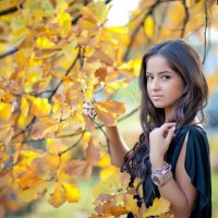 * Lovely autumn girl *