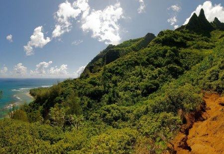 Piece of Heaven - green, landscape, mountain, heaven