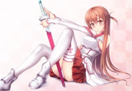 Yuuki Asuna 2012 - sword art, anime, asuna, girl, beauty, new, wall