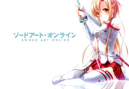 Sword Art Online - sniatch, mmorpg, game, anime, asuna, girl, sword, yui, manga, sword art online, online, weapon, rpg