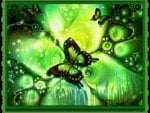 *Water Butterfly Green*