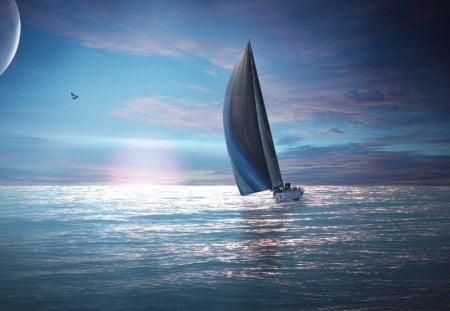 Blue Sailing