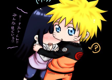 hinata and naruto - chibi, hinata, naruhina, naruto