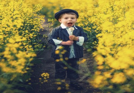 Boy - baby, eyes, blue, boy, smile, cute