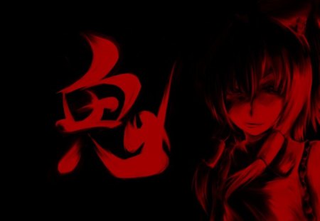 Touhou Sign - anime, sign, touhou, girl, new, wall