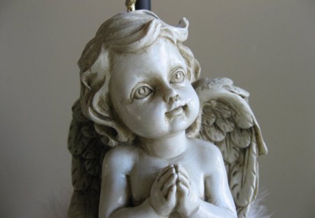 Angel praying for me♥ - heaven, blessing, angels, pure, sweet, home, child, happy, precious, cherubs, wonderful, protector, prayer, ivory, wings, innocence