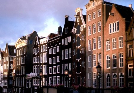 Amsterdam - architexture, town, buildings, sky