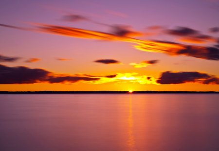 Sunrise - nature, sky, clouds, sun, sunrise