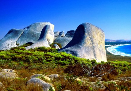 BEACH ROCK - europe, tourist attraction, cheynes beach caravan park, australia, geography