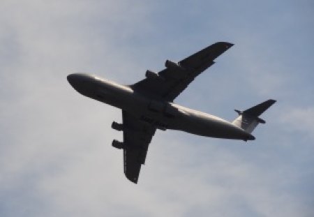 C-5 Galaxy Taking Off - aircraft, jet, c 5 galaxy, military, take off, taking off