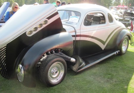 1937 Nash - car, black, nash, photography, tires, green, grass