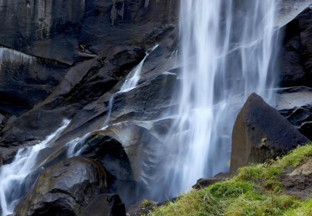 Vernal Falls - tranquil, nature, waterfall, beautiful