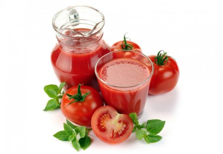 *** Tomato Juice *** - tomato, mint, juice, glass