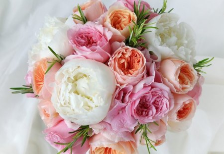 * Brightness * - flowers, white, beautiful, brightness, bright, orange, bouquet