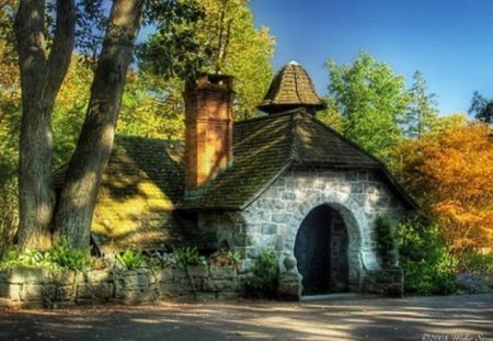 Charming Stone Country Church