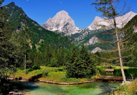 HINTERSTODER  AUSTRIA - austria, mountains, nature, lakes