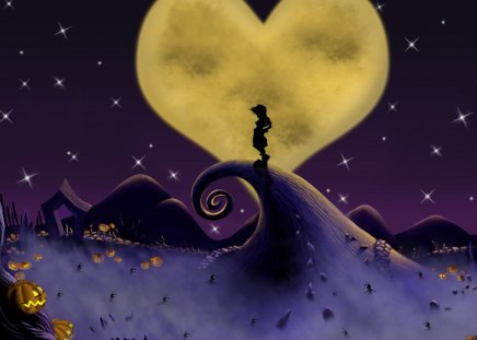 under the moon - ps, games, kingdom hearts, ps2