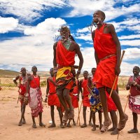 maasai warriors dancing in kenya