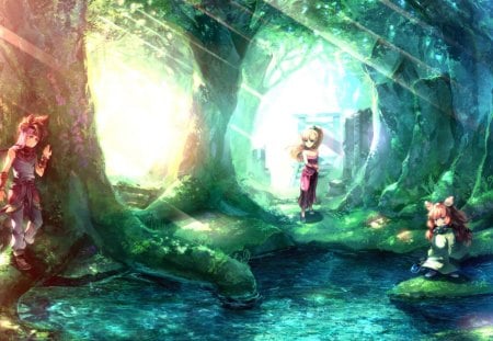 Seiken-Densetsu - densetsu, anime, seiken, color, other