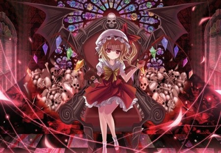 Remilia Scarlet - vg, anime, touhou project, remilia scarlet, demon queen, video game