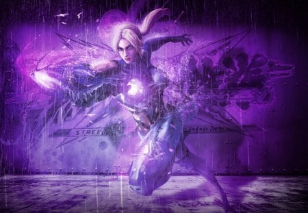 Nina From Tekken - force, fast impact, powerful force, lightning blows