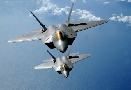 F-22 Raptor - aircraft, f-22, raptor, flight