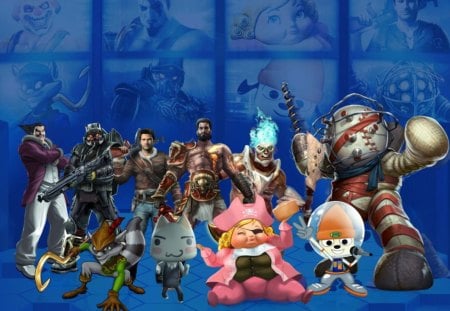 Battle Royal - characters, game, all, warrior, ps3, heroes