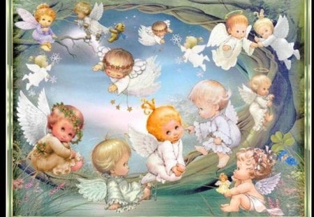 * Angels * - smile, lord, angels, cute, god, love